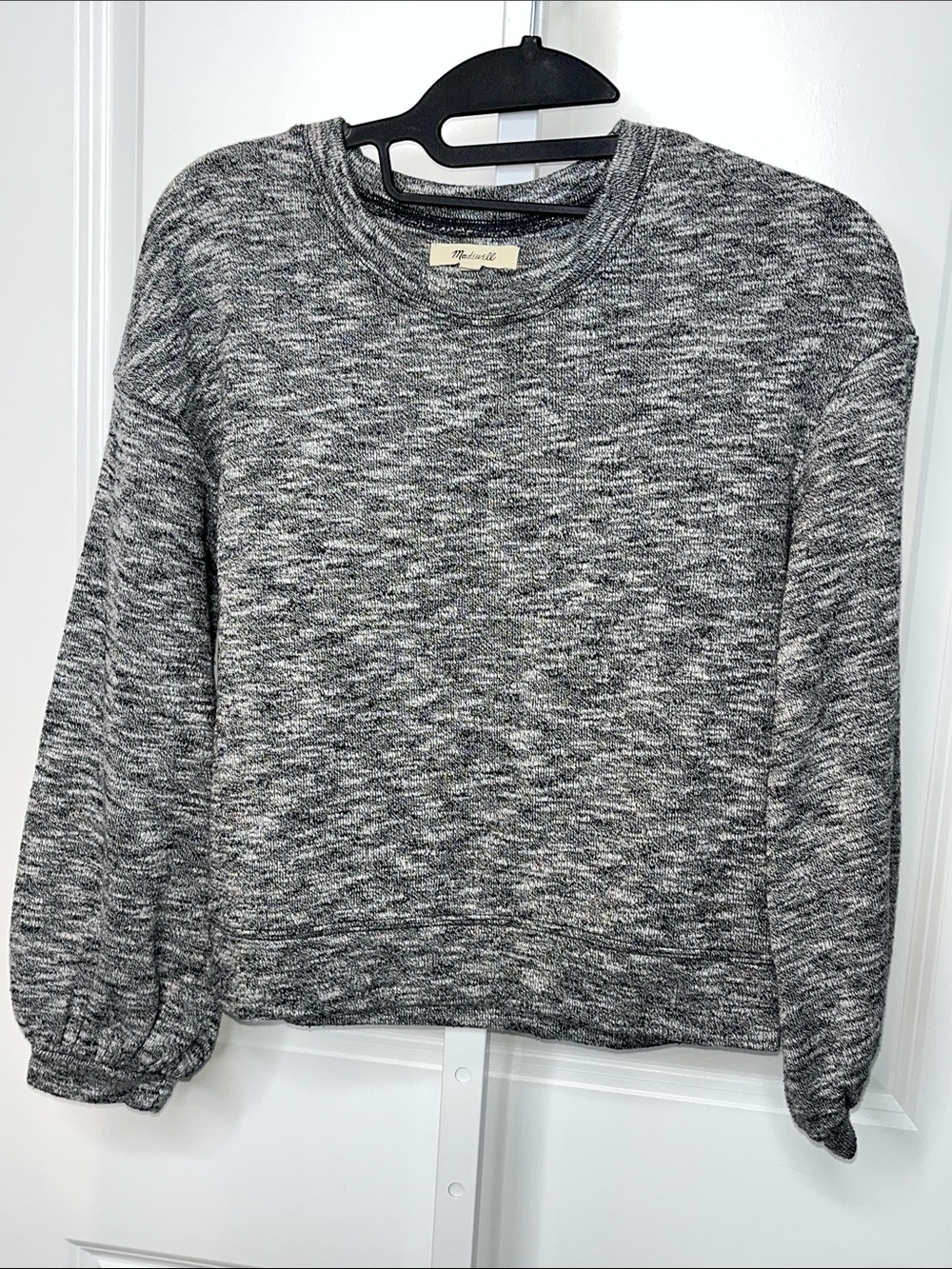 Madewell Marled Gray Crewneck Sweater XXS